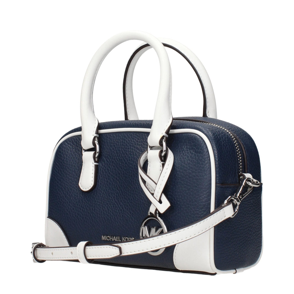 Michael Kors Blue Leather Handbags - Beyzy Store - Michael Kors