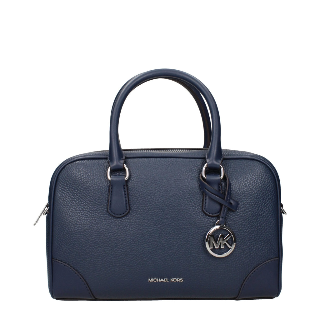Michael Kors Blue Leather Handbags - Beyzy Store - Michael Kors