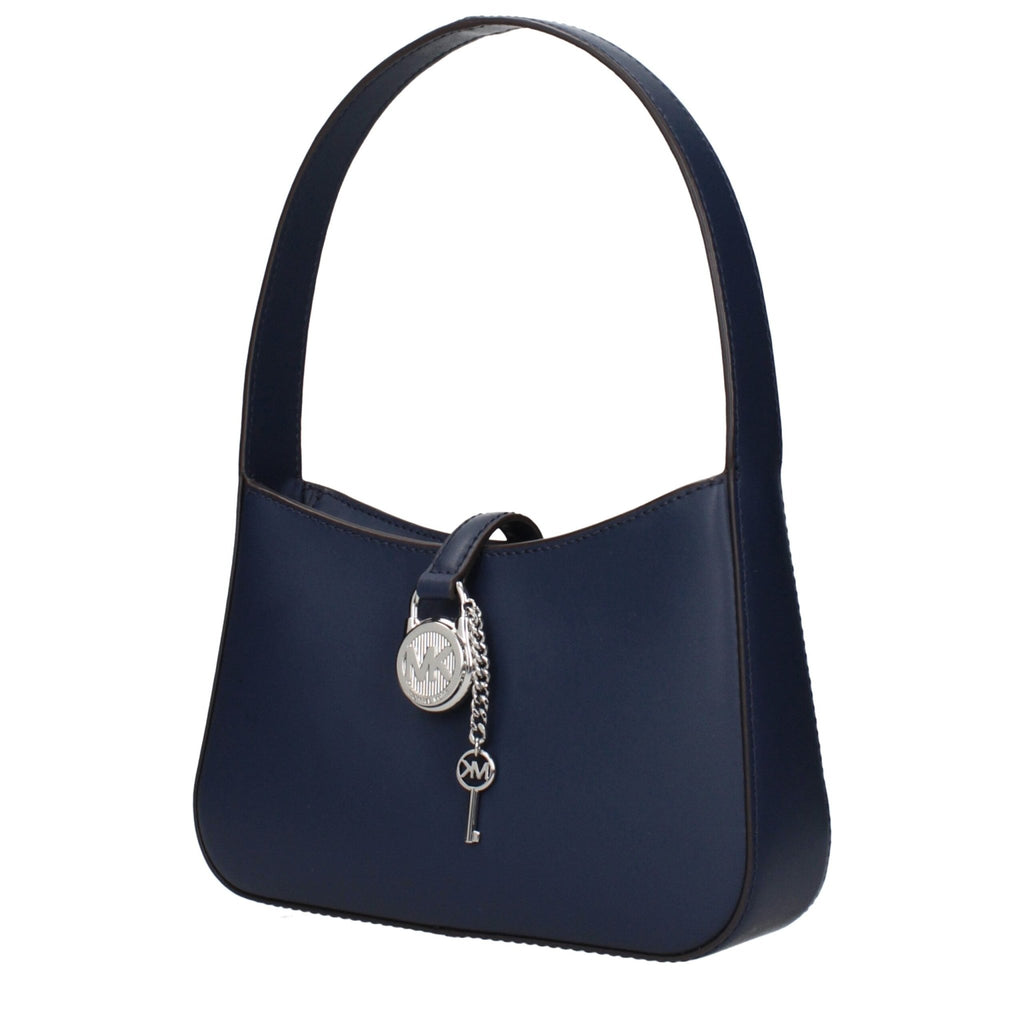 Michael Kors Blue Leather Handbags - Beyzy Store - Michael Kors
