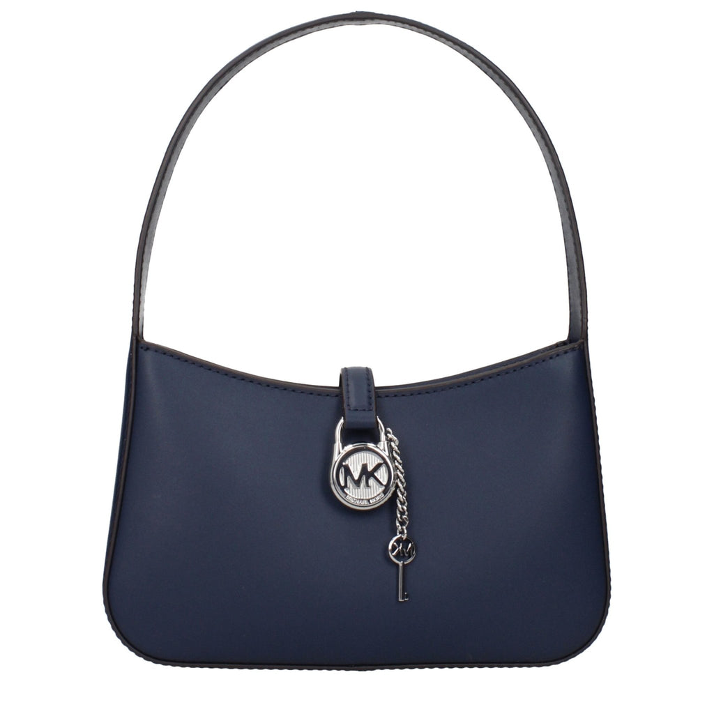 Michael Kors Blue Leather Handbags - Beyzy Store - Michael Kors