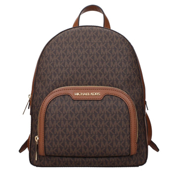 Michael Kors Brown Fabric Backpack - Beyzy Store - Michael Kors