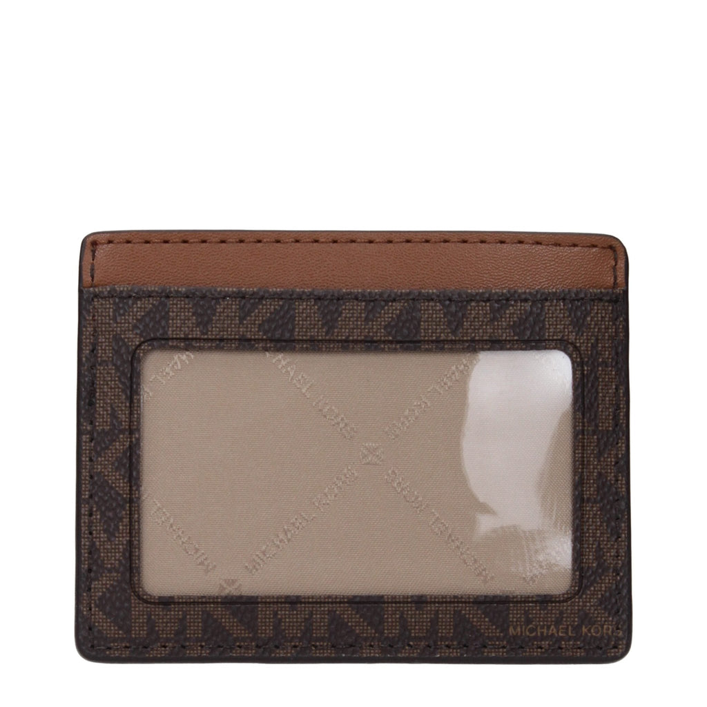 Michael Kors Brown Fabric Cardholders - Beyzy Store - Michael Kors