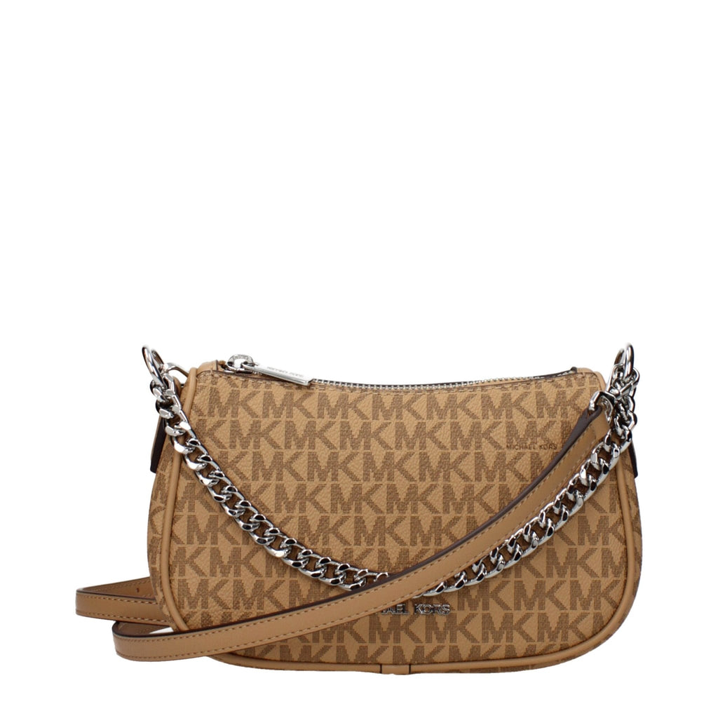 Michael Kors Brown Fabric Handbags - Beyzy Store - Michael Kors