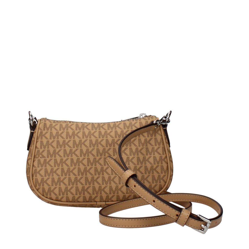 Michael Kors Brown Fabric Handbags - Beyzy Store - Michael Kors