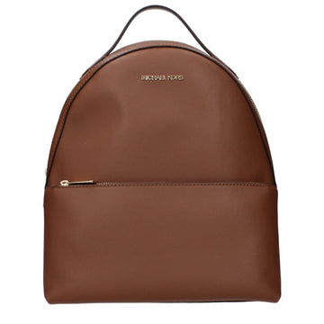 Michael Kors Brown Leather Backpack - Beyzy Store - Michael Kors