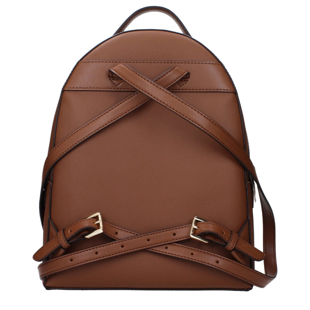 Michael Kors Brown Leather Backpack - Beyzy Store - Michael Kors