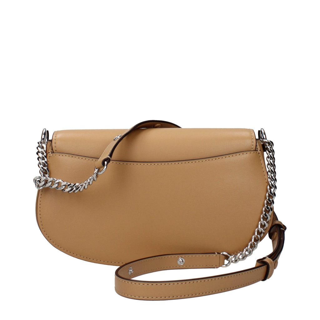 Michael Kors Brown Leather Shoulder Bags - Beyzy Store - Michael Kors