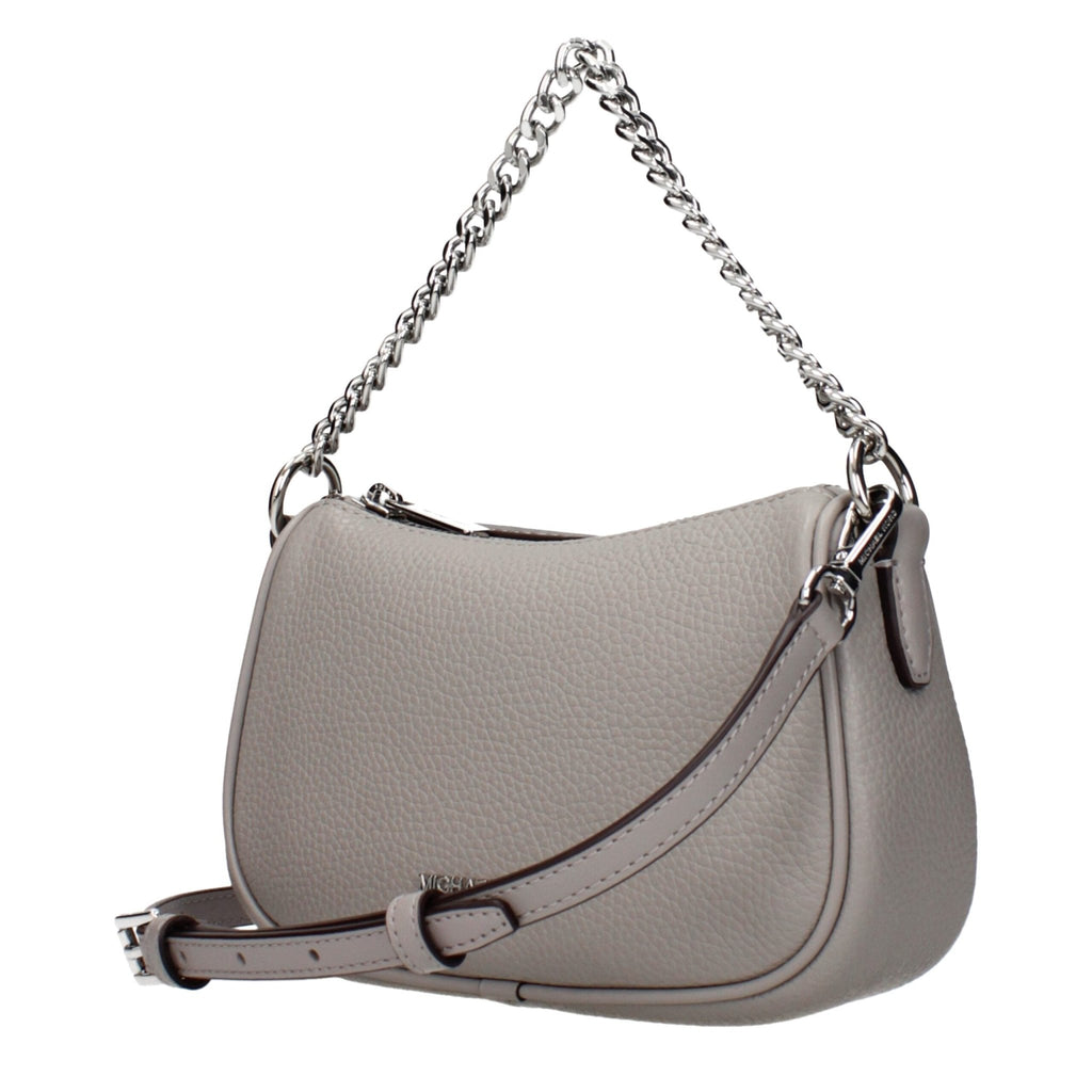 Michael Kors Gray Leather Handbags - Beyzy Store - Michael Kors