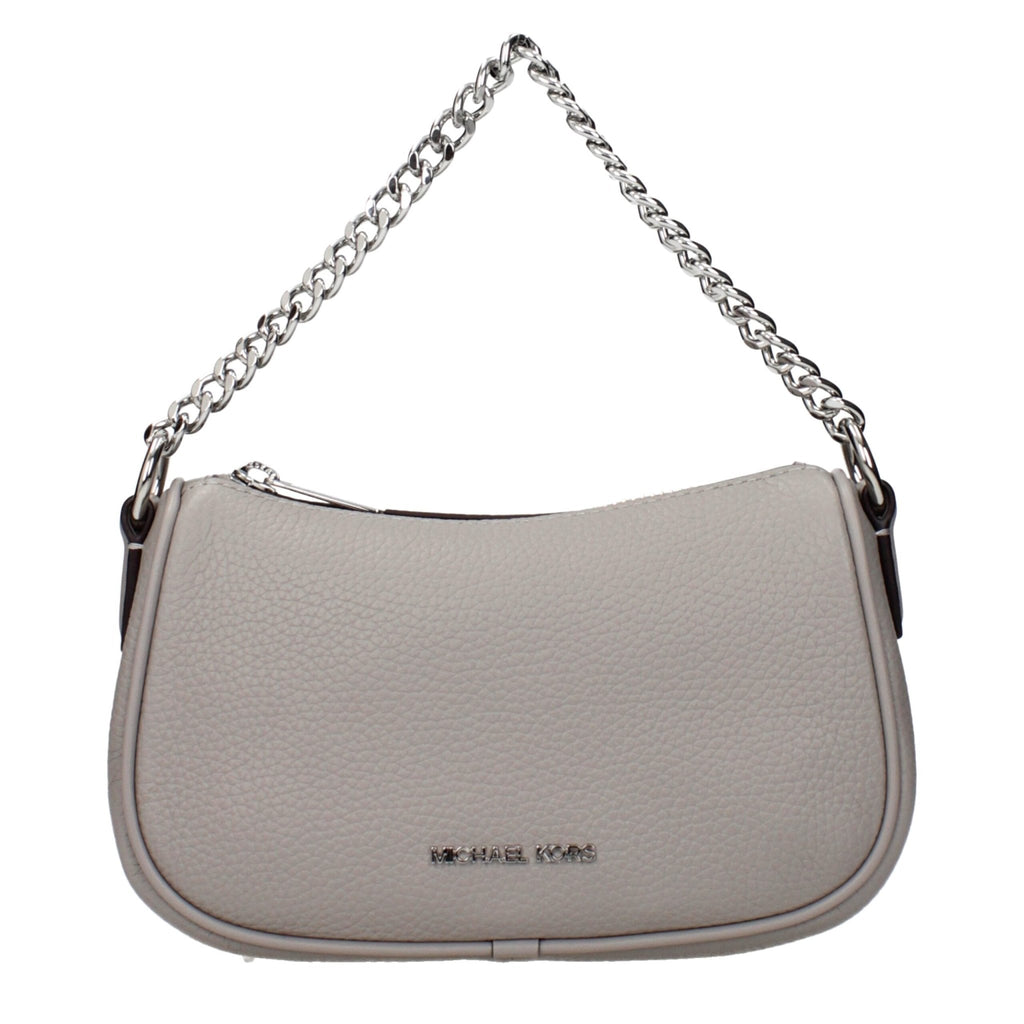 Michael Kors Gray Leather Handbags - Beyzy Store - Michael Kors
