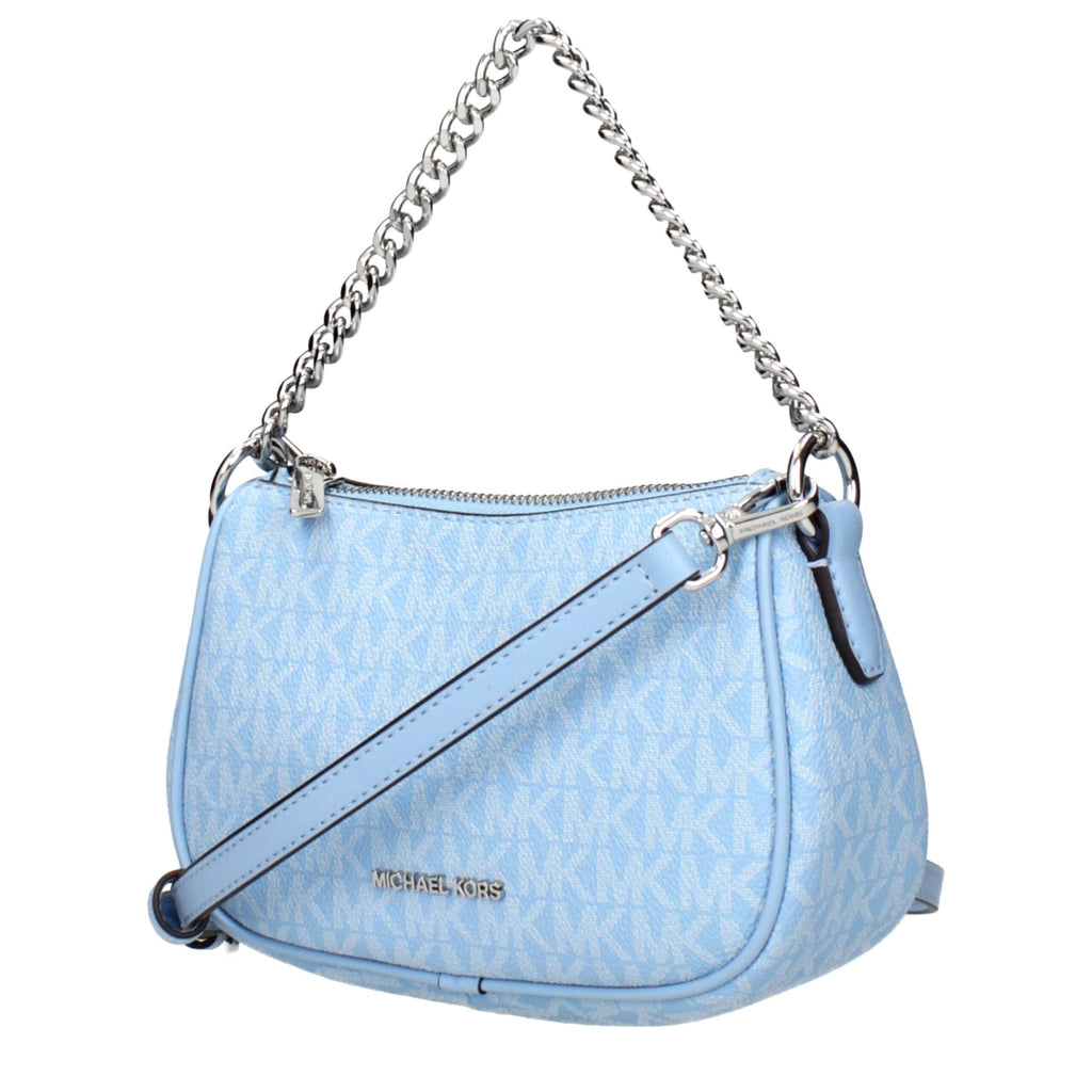 Michael Kors Light Blue Fabric Handbags - Beyzy Store - Michael Kors
