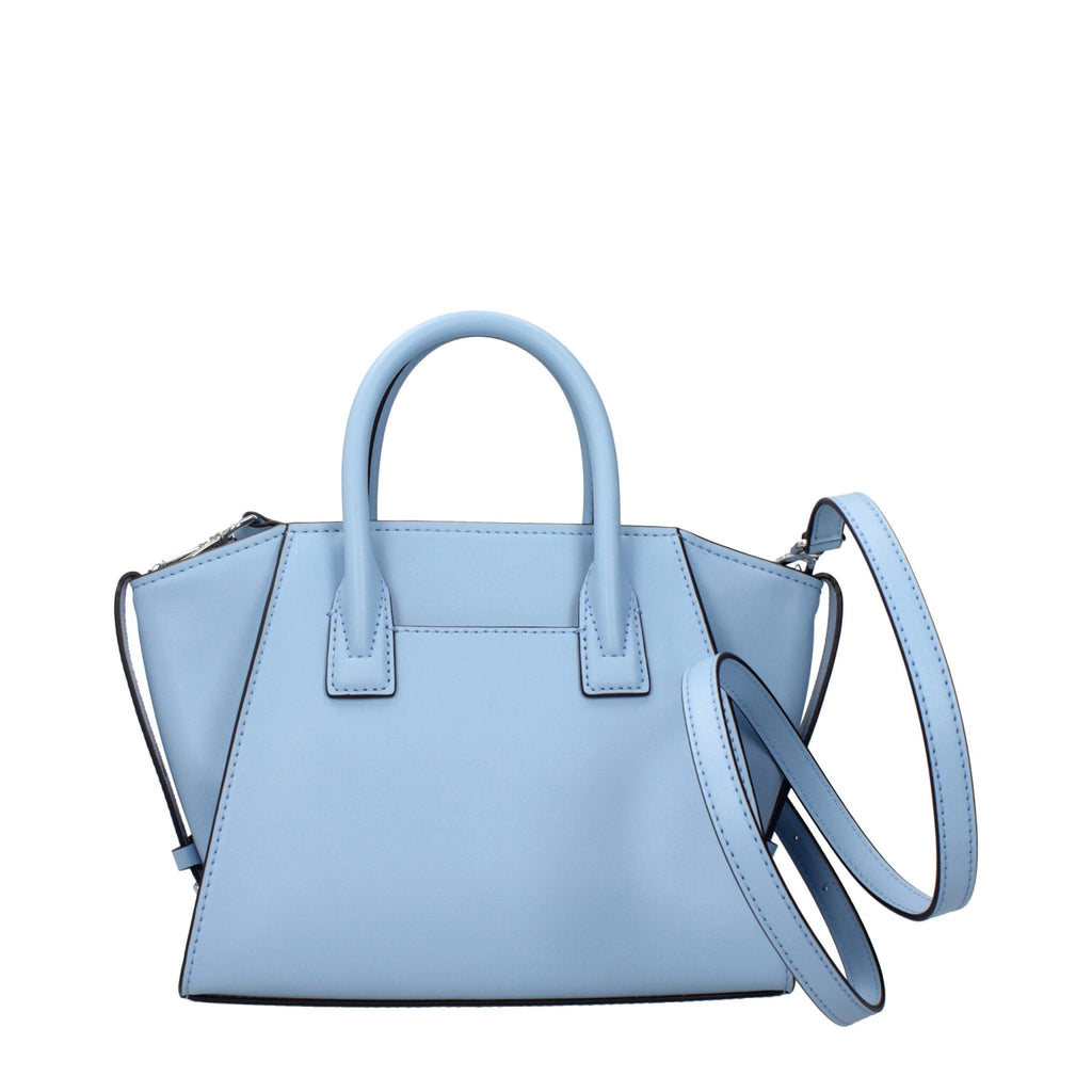 Michael Kors Light Blue Leather Handbags - Beyzy Store - Michael Kors