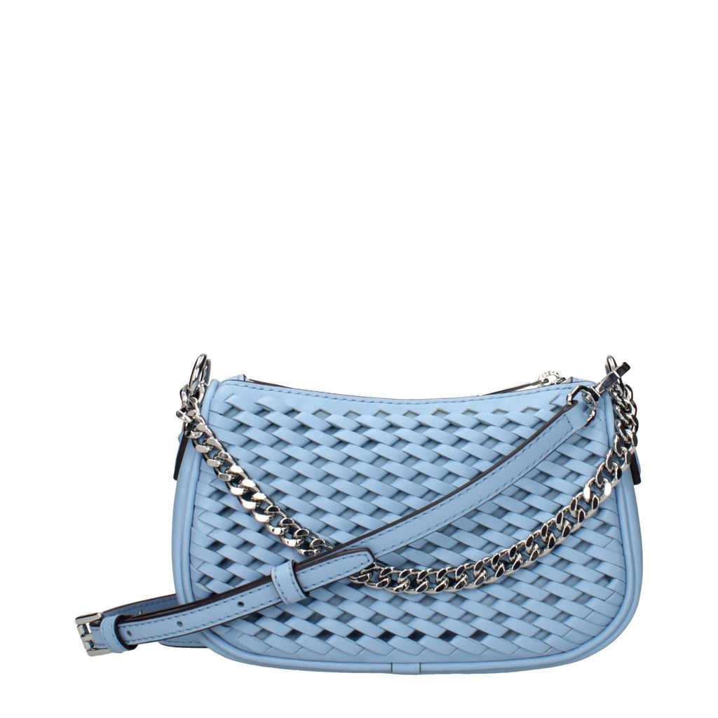 Michael Kors Light Blue Leather Handbags - Beyzy Store - Michael Kors