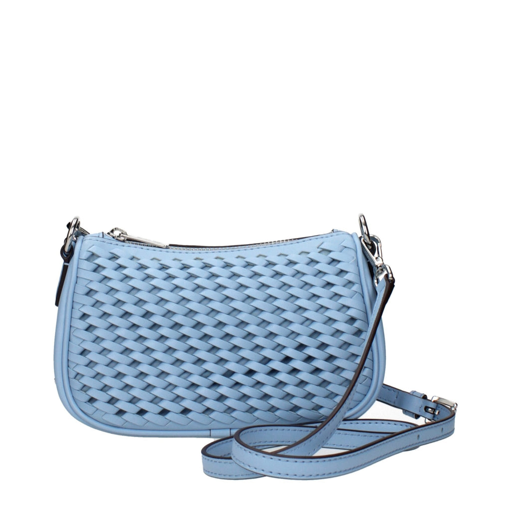 Michael Kors Light Blue Leather Handbags - Beyzy Store - Michael Kors