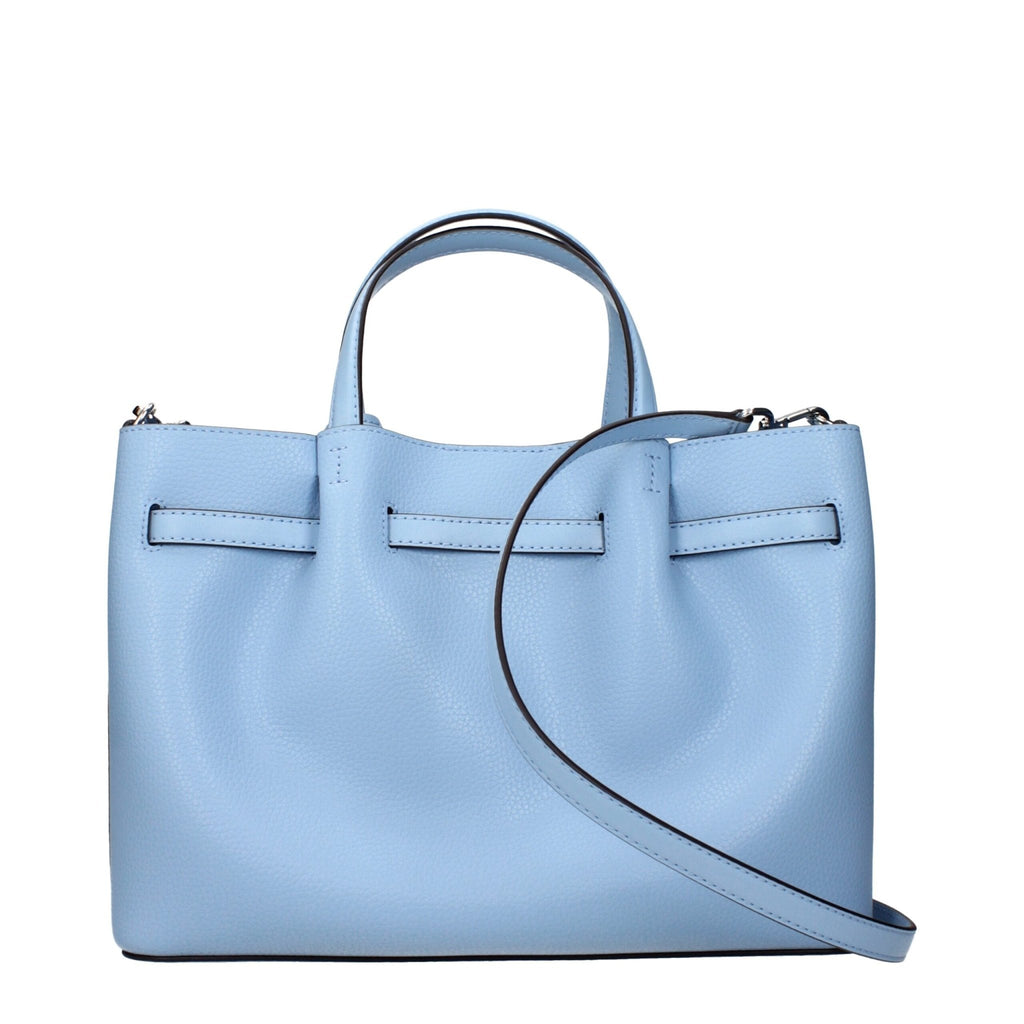Michael Kors Light Blue Leather Handbags - Beyzy Store - Michael Kors