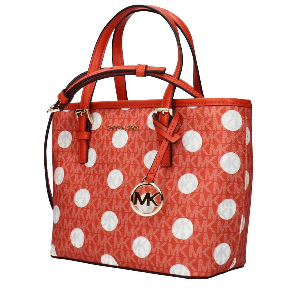 Michael Kors Orange Fabric Backpacks - Beyzy Store - Michael Kors