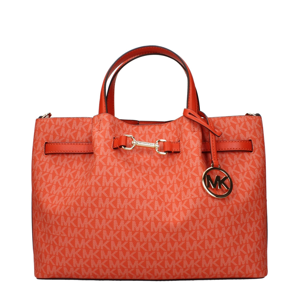 Michael Kors Orange Fabric Handbags - Beyzy Store - Michael Kors