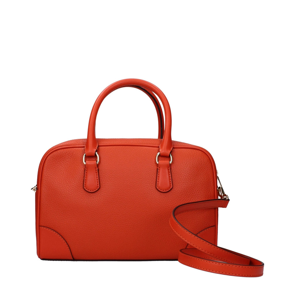 Michael Kors Orange Leather Handbags - Beyzy Store - Michael Kors