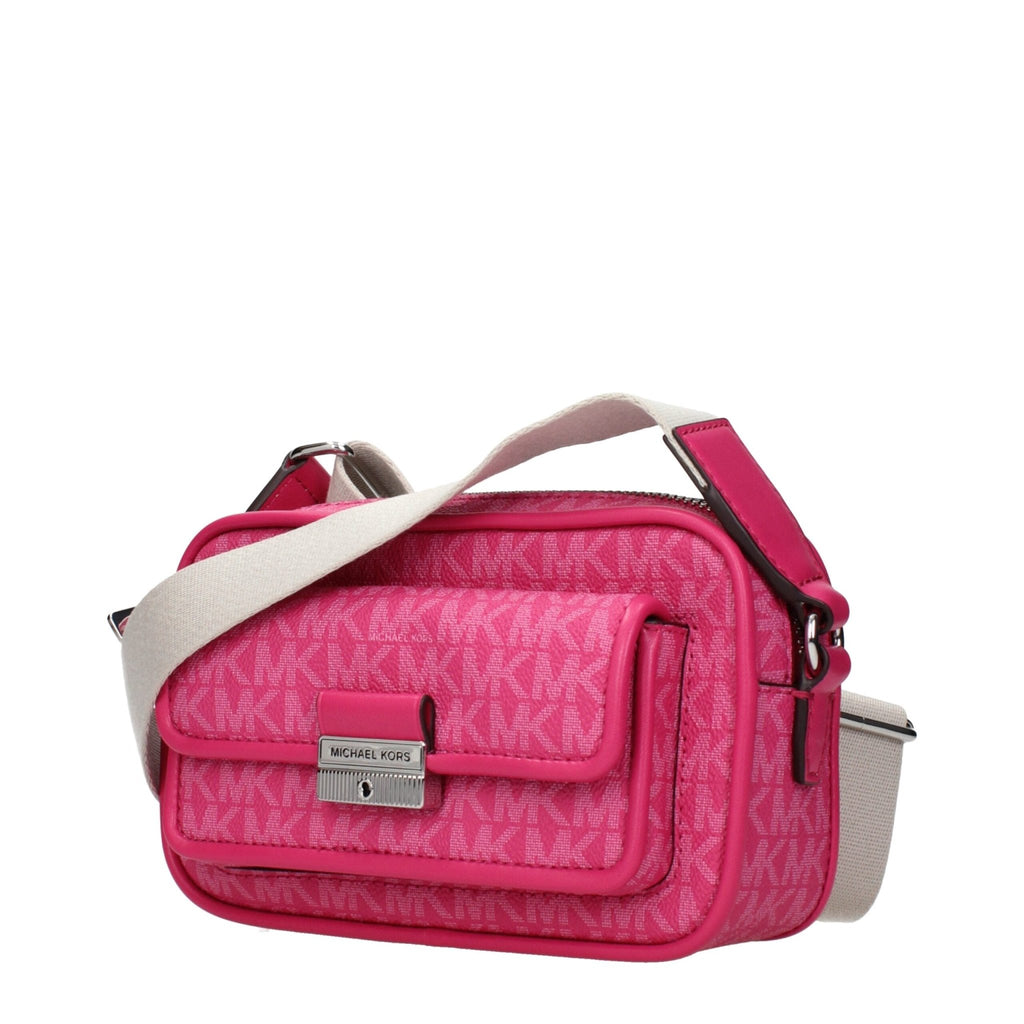 Michael Kors Pink Fabric Crossbody Bags - Beyzy Store - Michael Kors