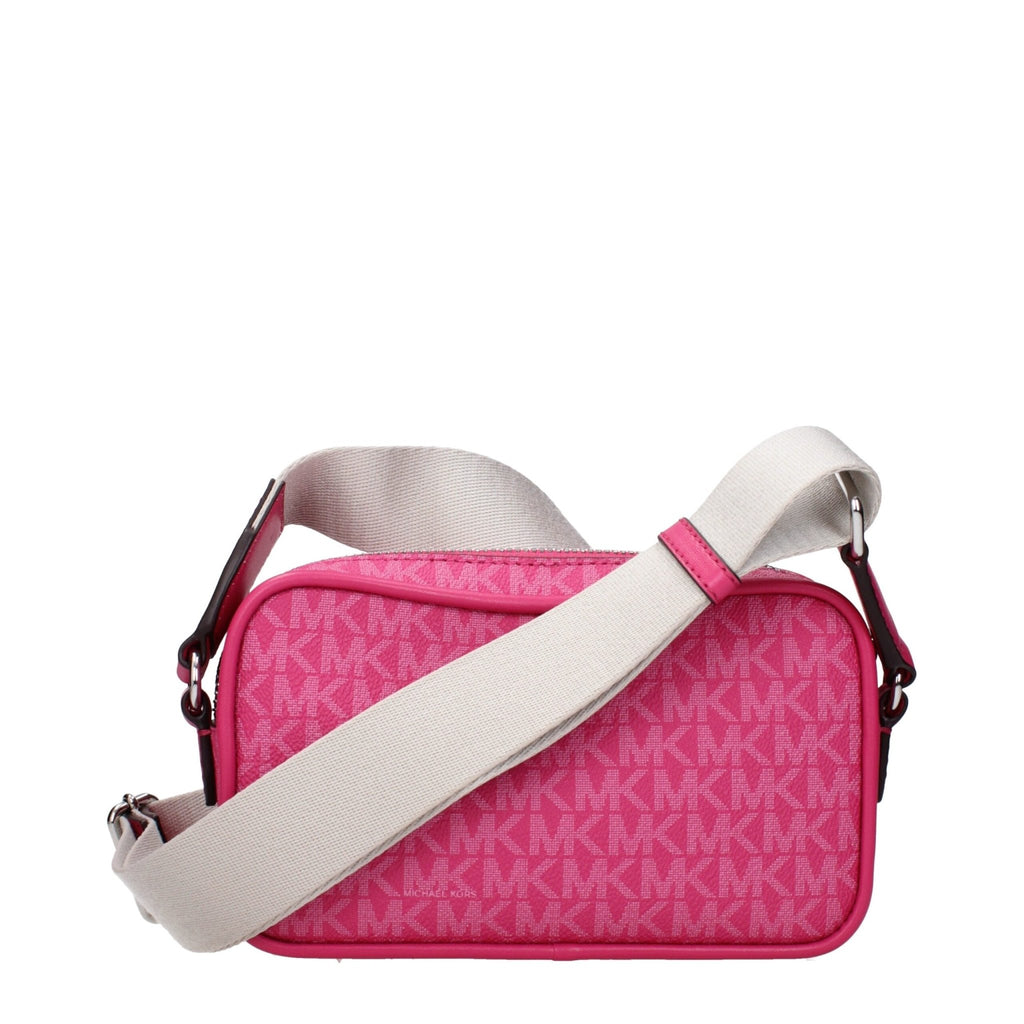 Michael Kors Pink Fabric Crossbody Bags - Beyzy Store - Michael Kors