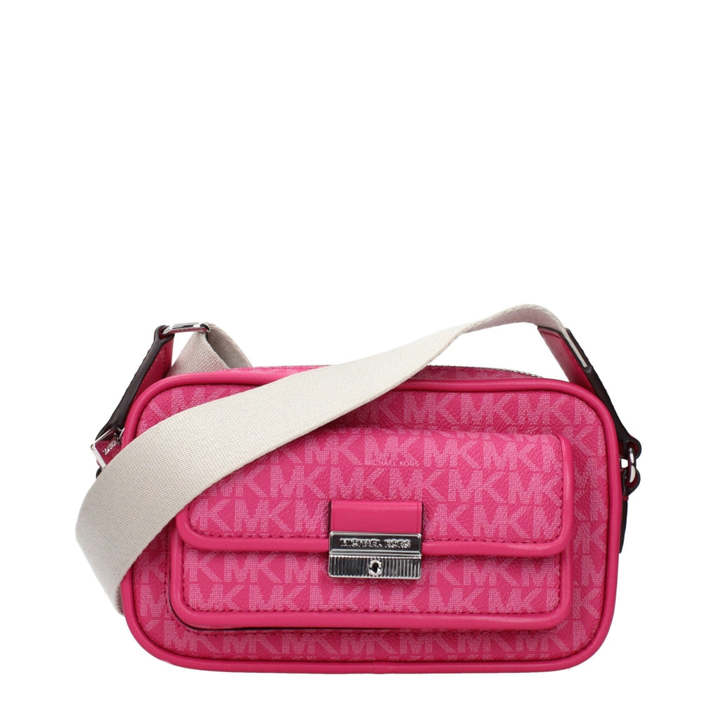 Michael Kors Pink Fabric Crossbody Bags - Beyzy Store - Michael Kors