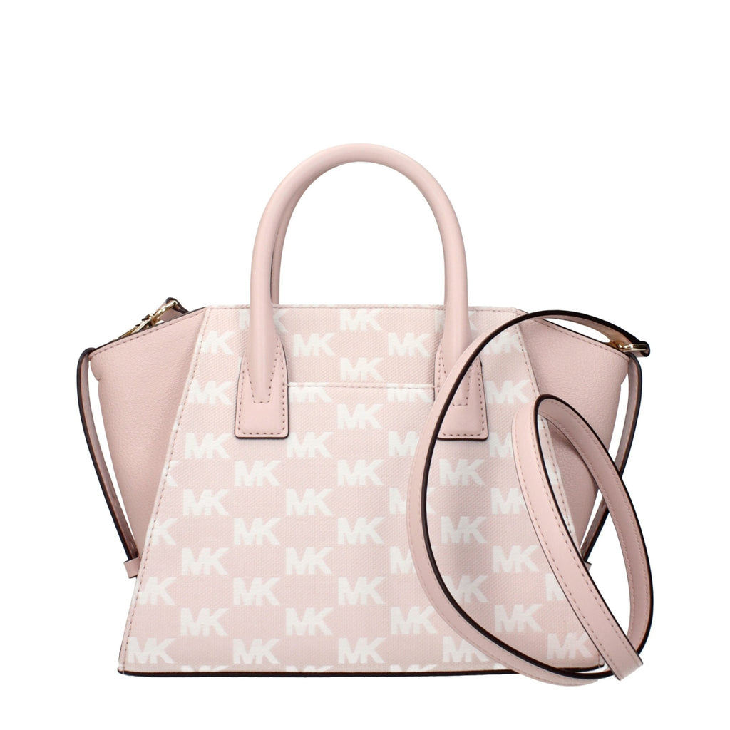 Michael Kors Pink Fabric Handbags - Beyzy Store - Michael Kors