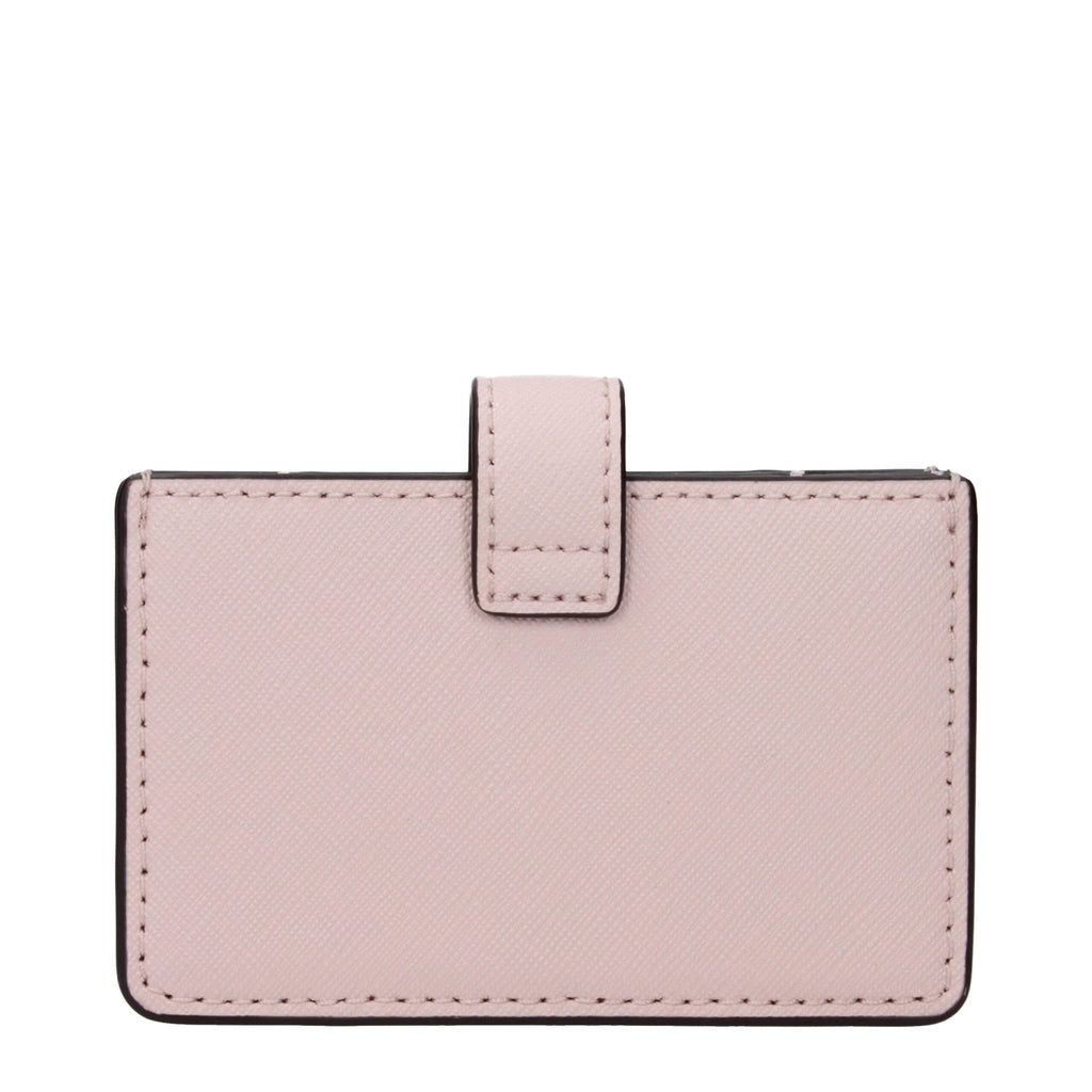 Michael Kors Pink Leather Cardholder - Beyzy Store - Michael Kors