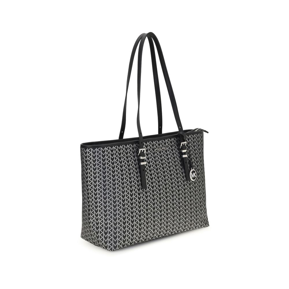 Michael Kors Quinn large jacquard logo Tote Bag - Beyzy Store - Michael Kors