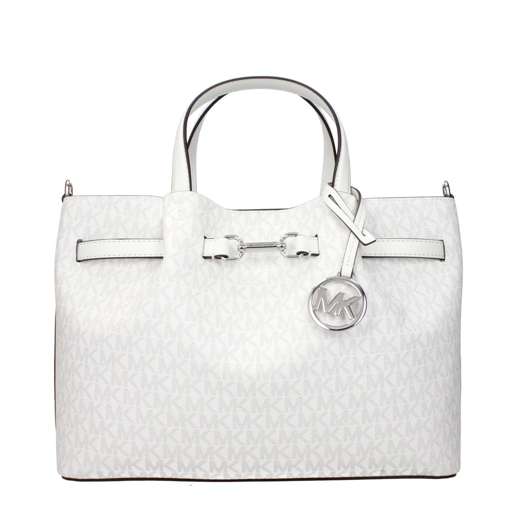 Michael Kors White Fabric Handbags - Beyzy Store - Michael Kors