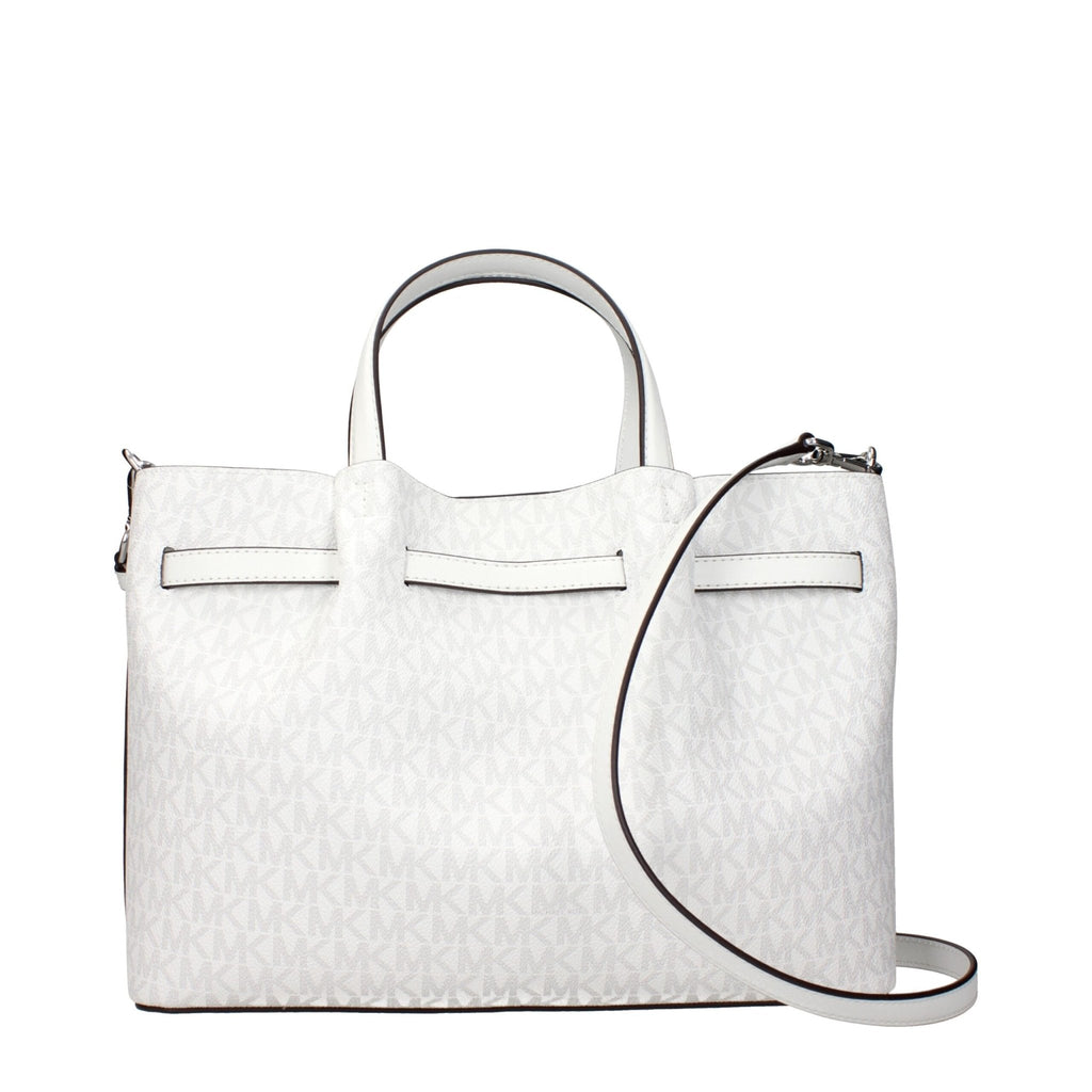 Michael Kors White Fabric Handbags - Beyzy Store - Michael Kors