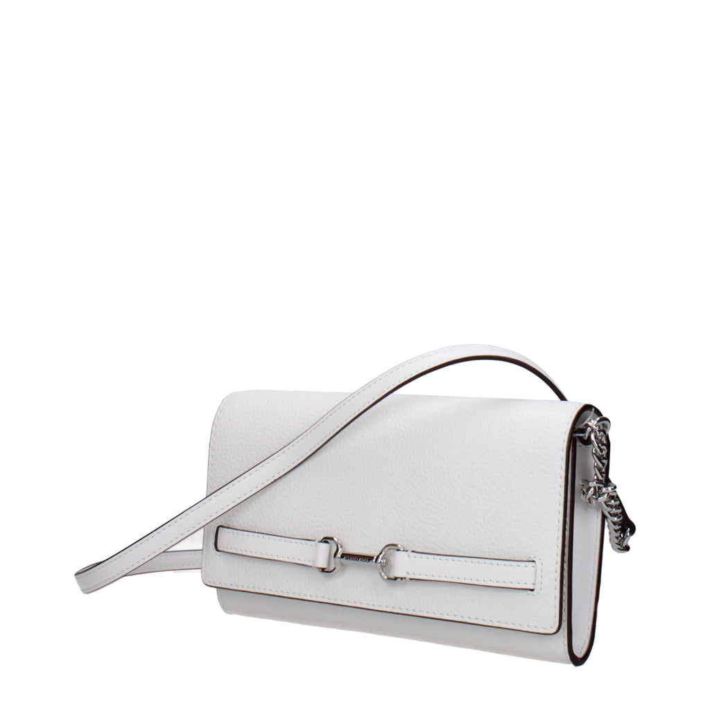 Michael Kors White Leather Clutch Bags - Beyzy Store - Michael Kors