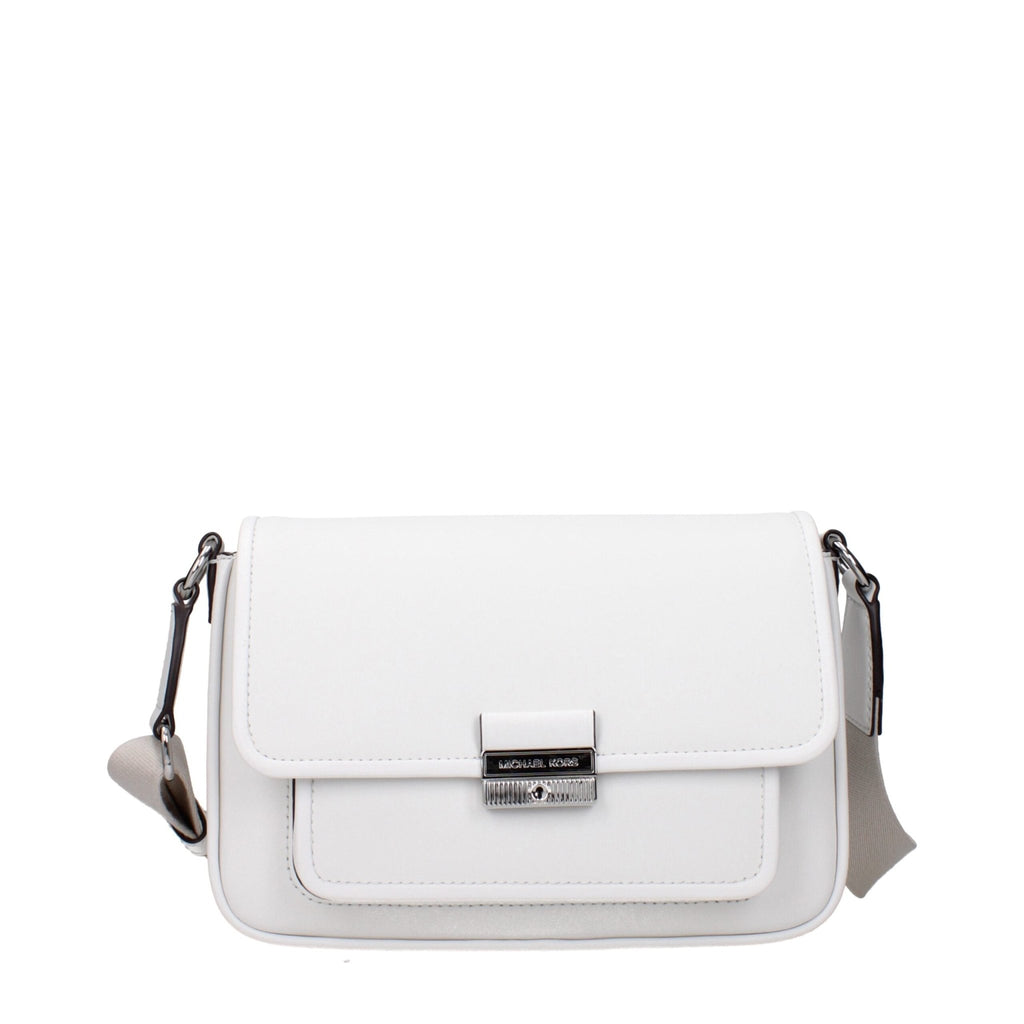 Michael Kors White Leather Crossbody Bags - Beyzy Store - Michael Kors