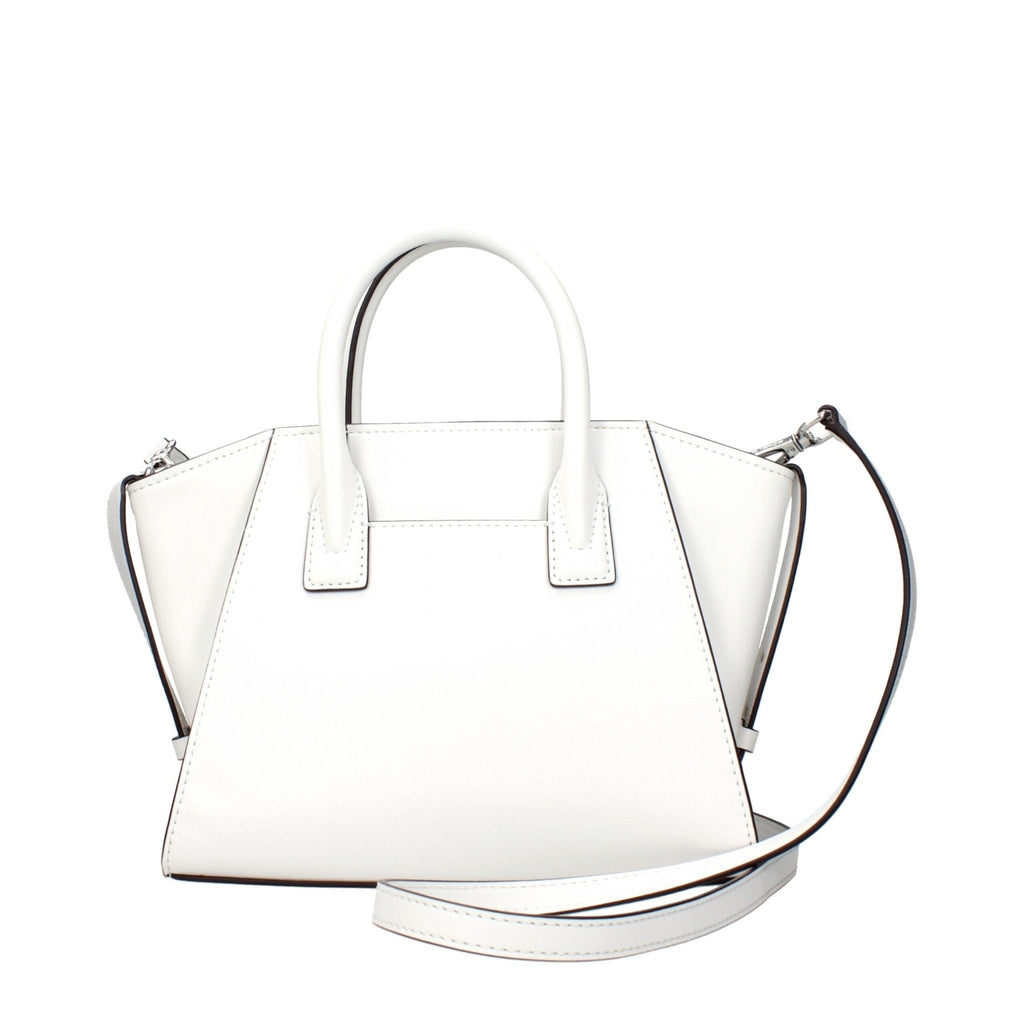 Michael Kors White Leather Handbags - Beyzy Store - Michael Kors