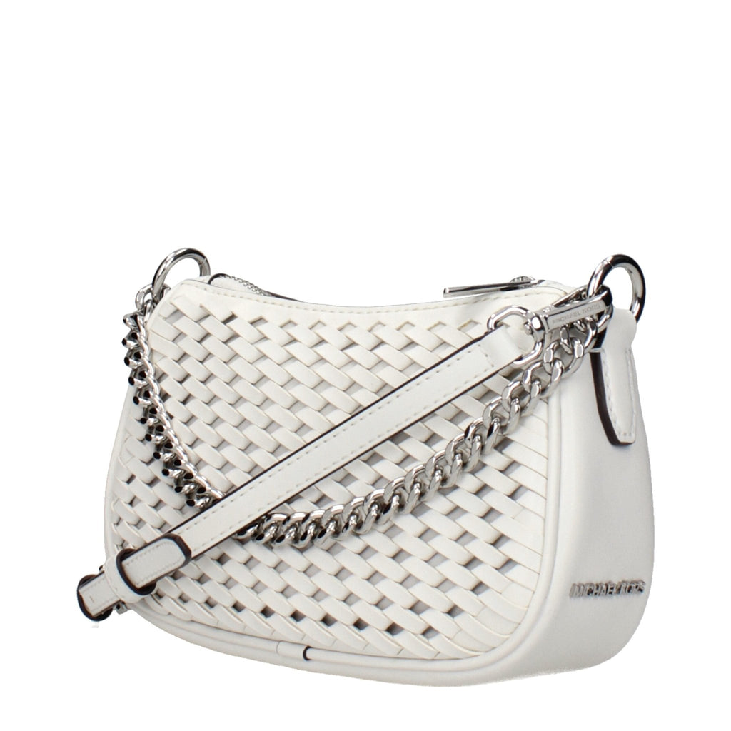 Michael Kors White Leather Handbags - Beyzy Store - Michael Kors