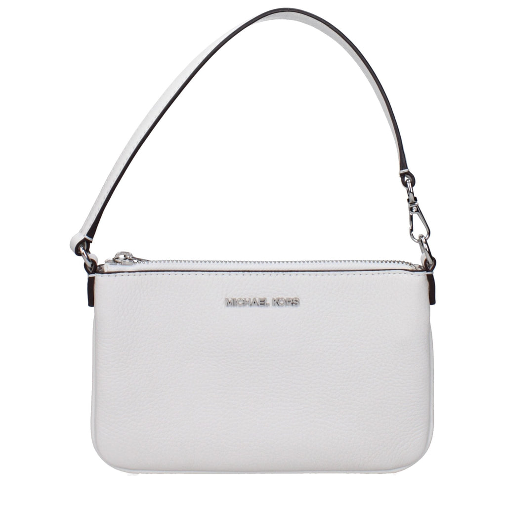 Michael Kors White Leather Handbags - Beyzy Store - Michael Kors