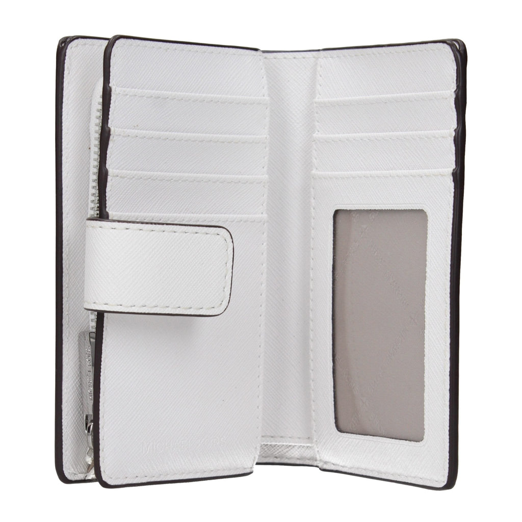 Michael Kors White Leather Wallets - Beyzy Store - Michael Kors