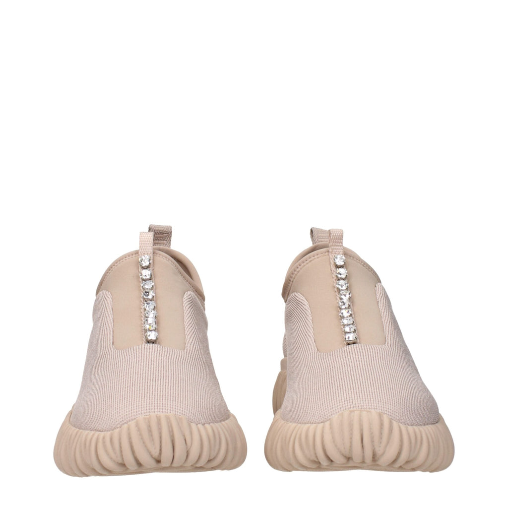 Miu Miu Beige Fabric Sneakers - Beyzy Store - Miu Miu