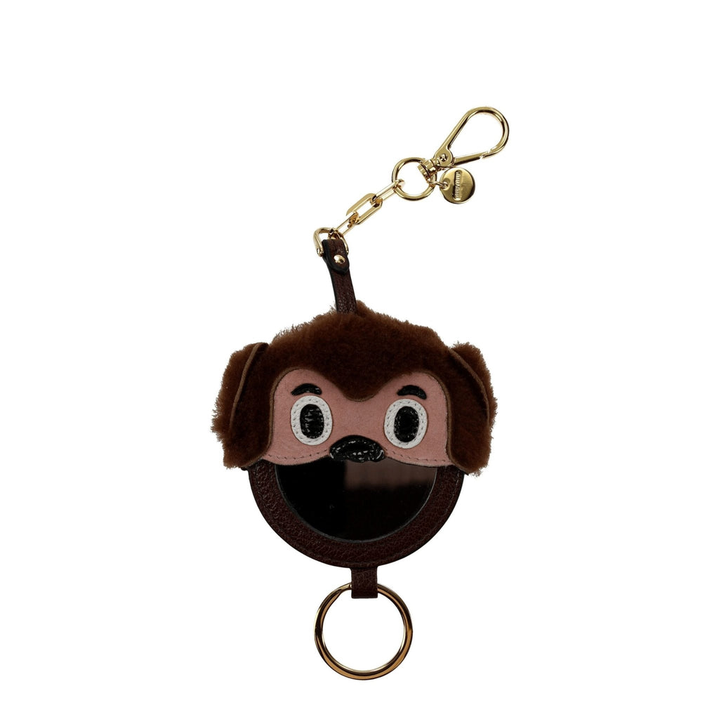 Miu Miu Brown Fur Keychains - Beyzy Store - Miu Miu