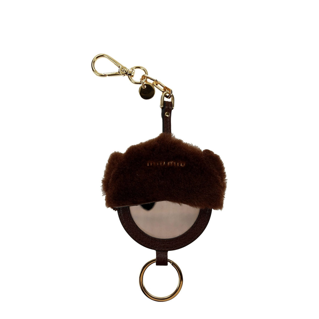 Miu Miu Brown Fur Keychains - Beyzy Store - Miu Miu