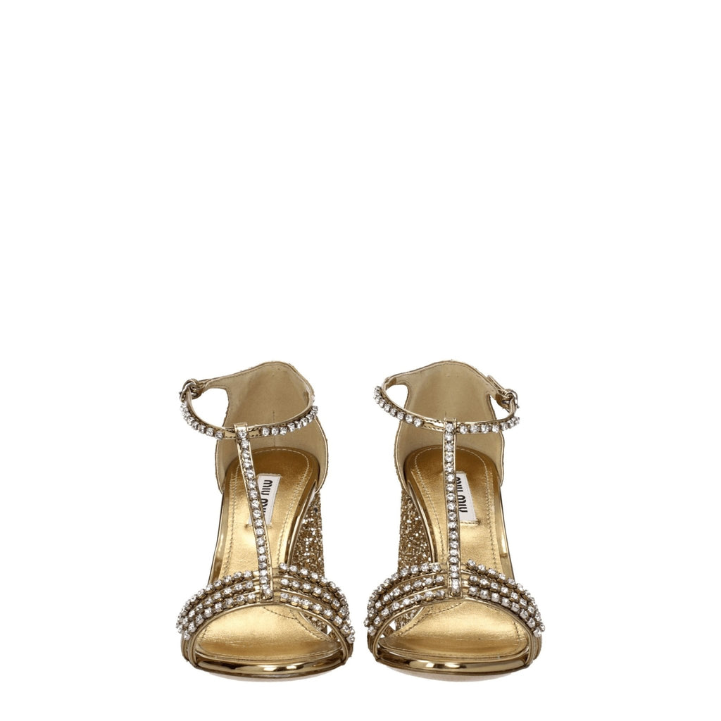 Miu Miu Gold Plastic Sandal - Beyzy Store - Miu Miu