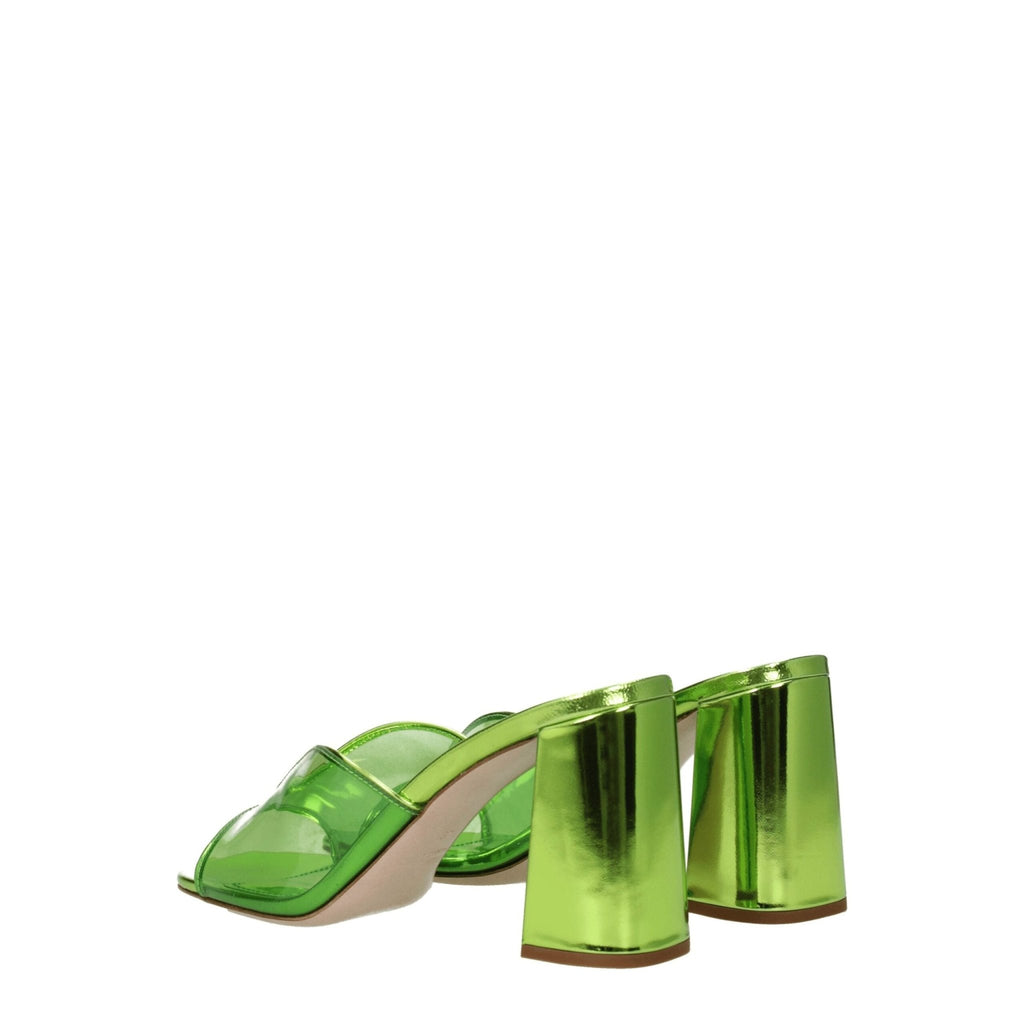 Miu Miu Green Plexiglass Sandal - Beyzy Store - Miu Miu