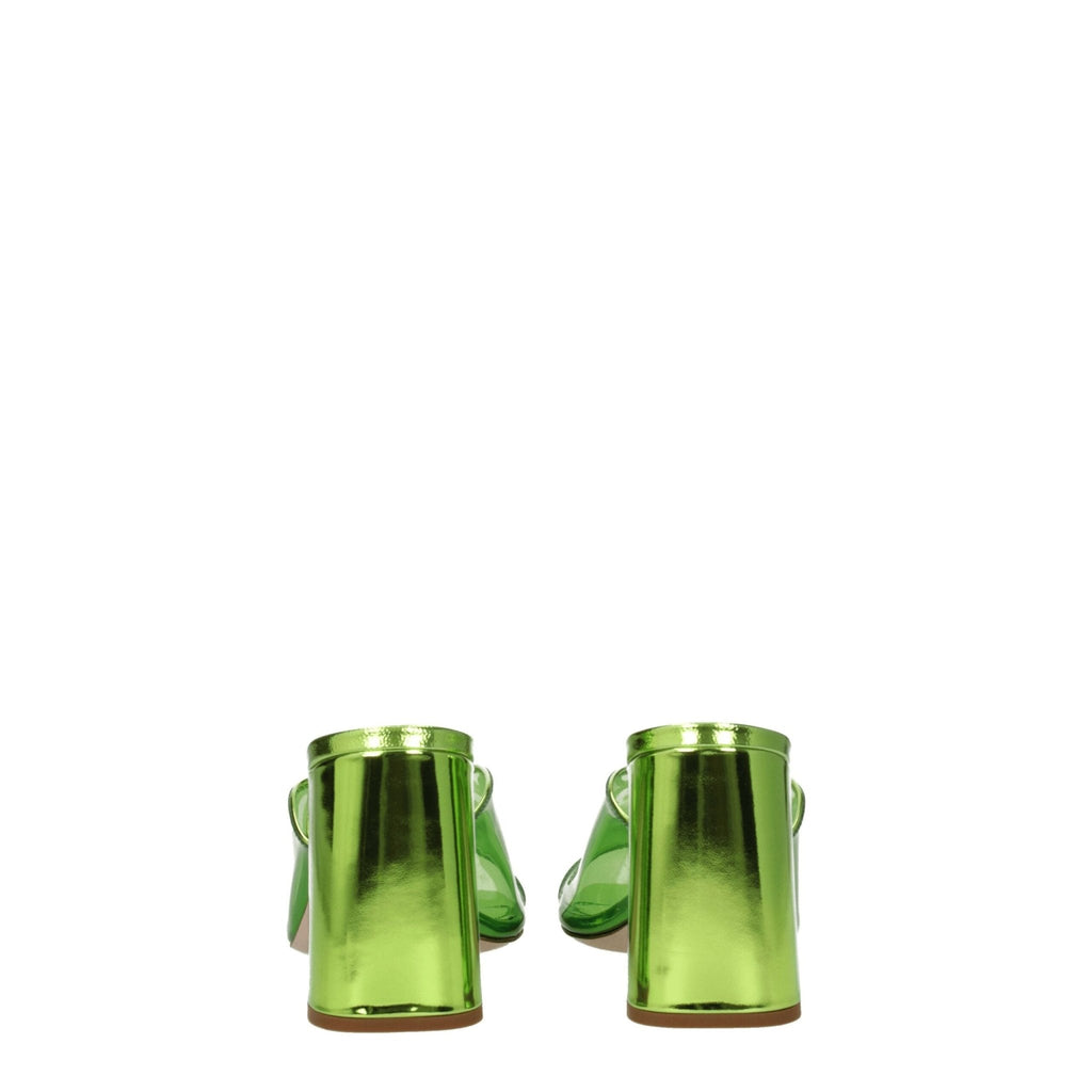 Miu Miu Green Plexiglass Sandal - Beyzy Store - Miu Miu