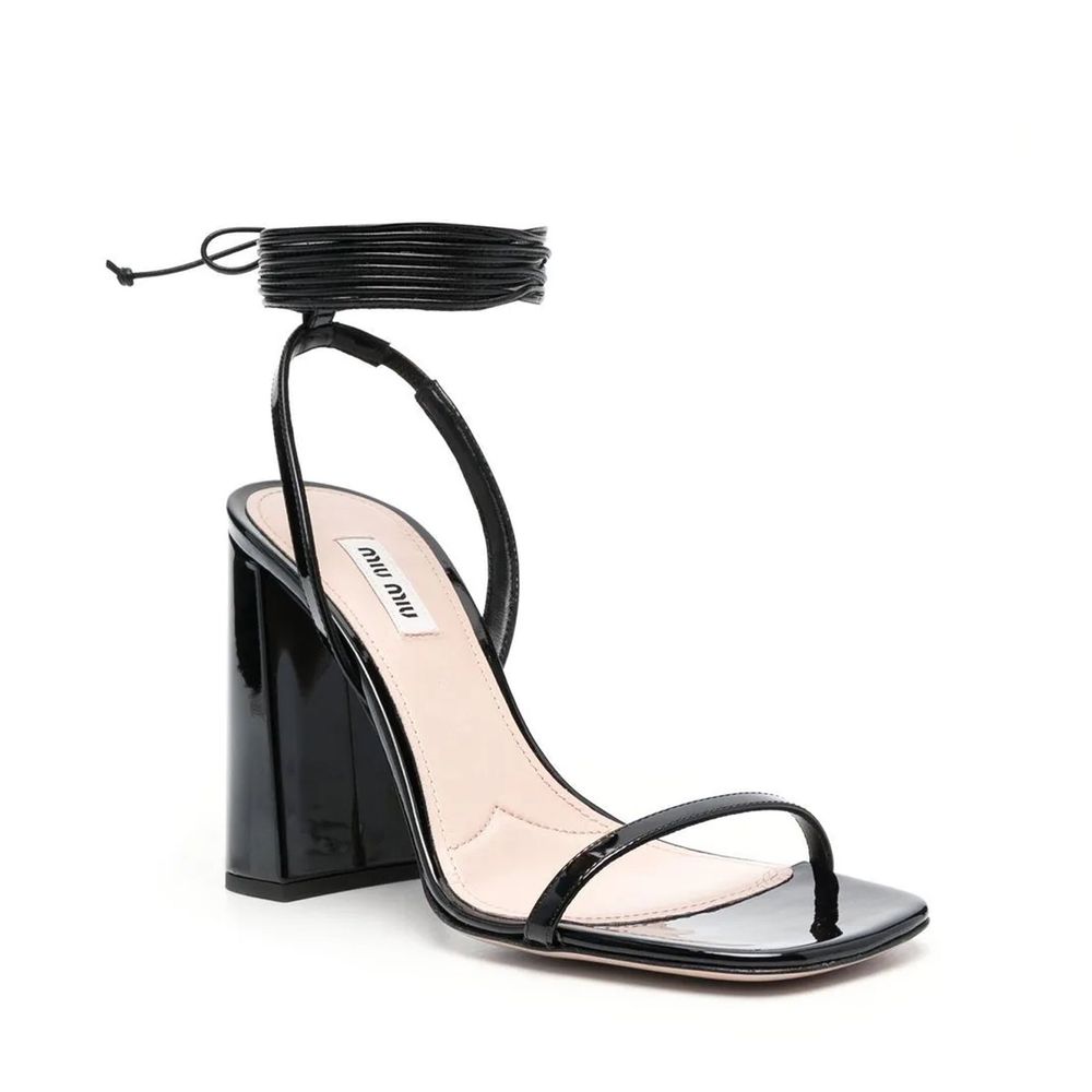 Miu Miu Leather Sandals - Beyzy Store - Miu Miu