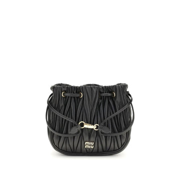 Miu Miu Matelassé nappa leather Pouch - Beyzy Store - Miu Miu
