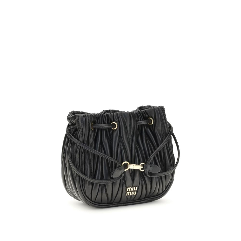 Miu Miu Matelassé nappa leather Pouch - Beyzy Store - Miu Miu