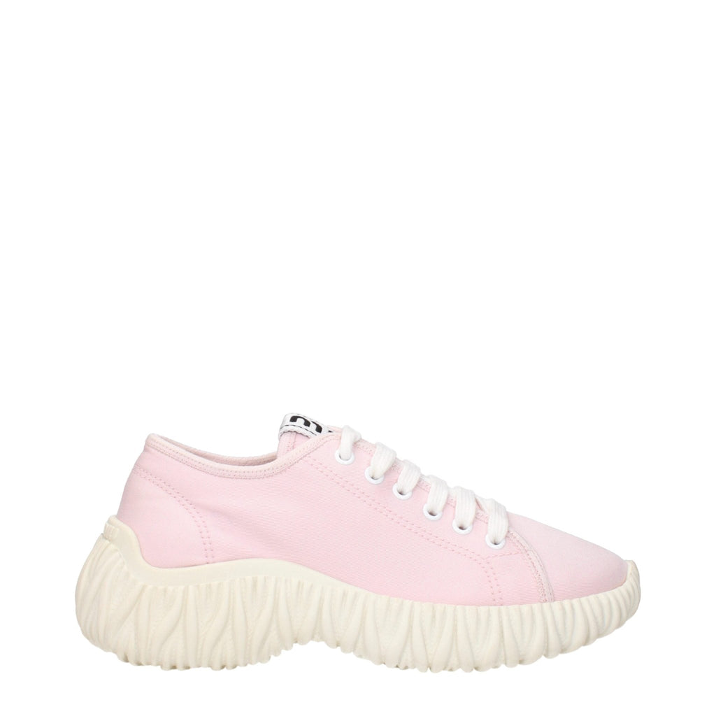 Miu Miu Pink Fabric Sneakers - Beyzy Store - Miu Miu