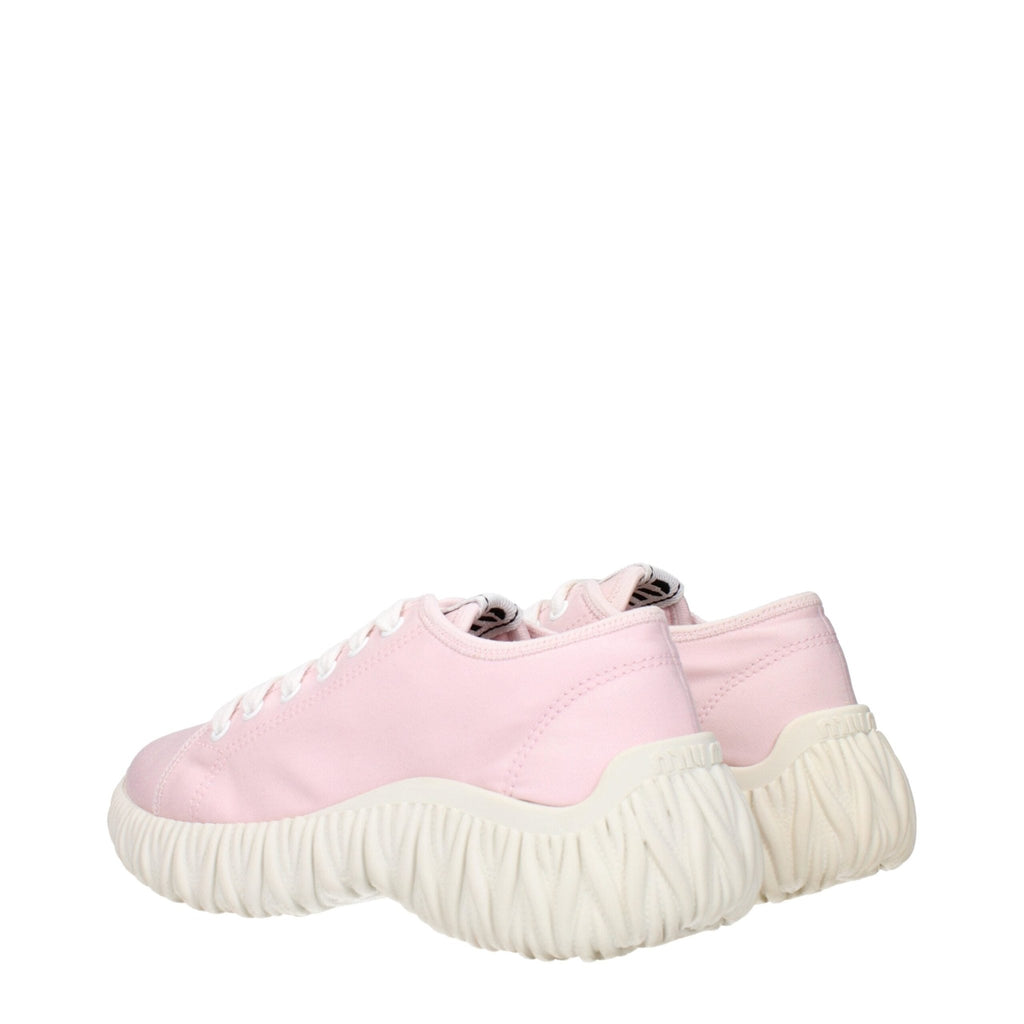 Miu Miu Pink Fabric Sneakers - Beyzy Store - Miu Miu