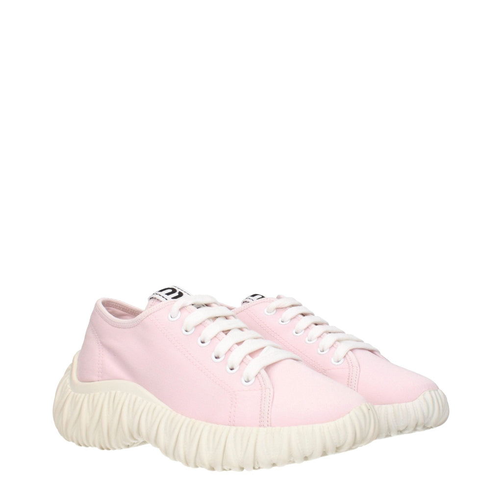 Miu Miu Pink Fabric Sneakers - Beyzy Store - Miu Miu