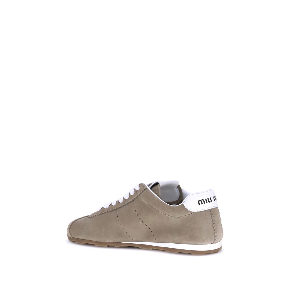 Miu Miu Suede Plume Sneakers - Beyzy Store - Miu Miu