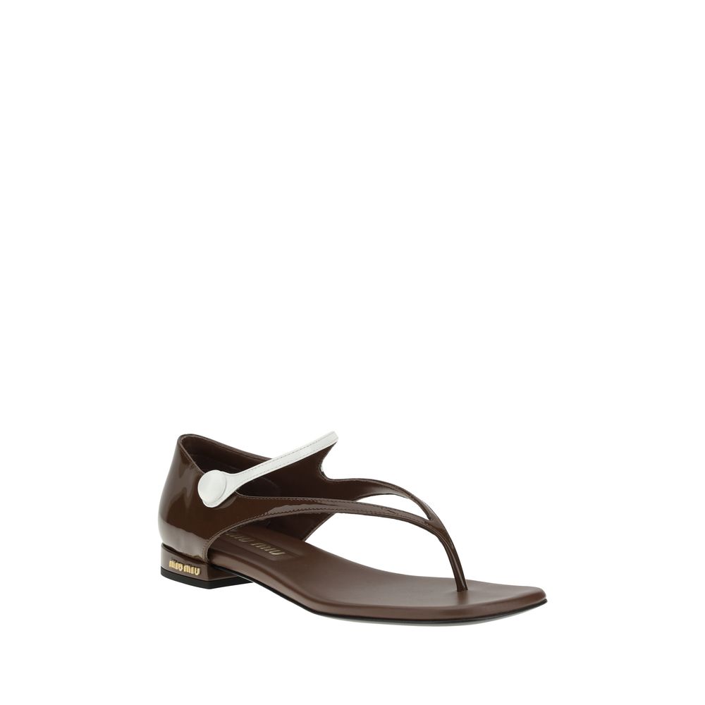 Miu Miu Thong Sandals - Beyzy Store - Miu Miu