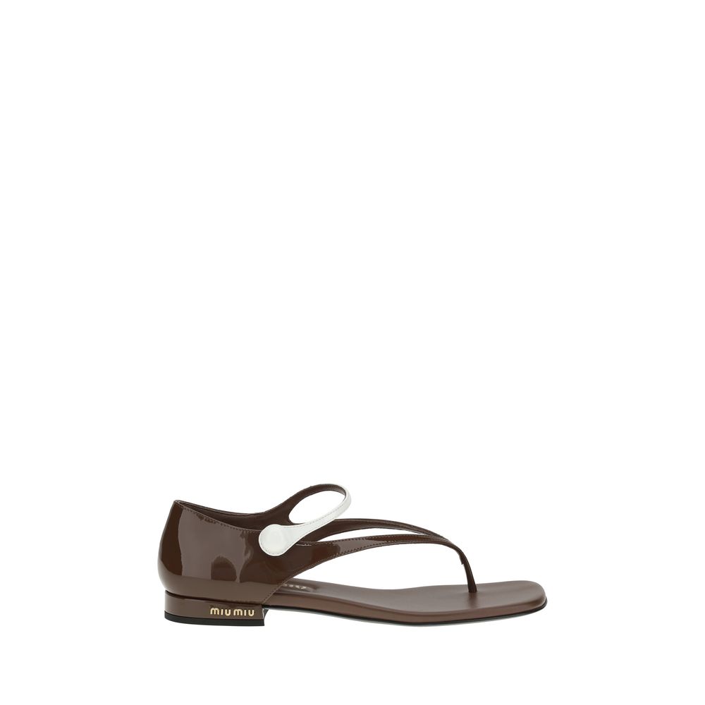 Miu Miu Thong Sandals - Beyzy Store - Miu Miu
